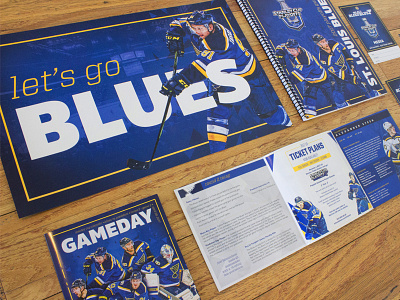 2017 Playoff Campaign branding campaign facebook sports design st. louis blues stanley cup playoffs typography wallpapers web design
