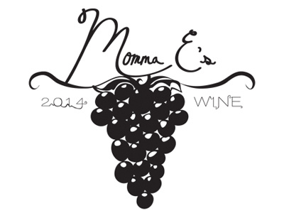 Wine Logo brand illustration logo mother in law vector wine