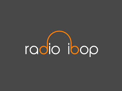 Radio iBop Logo app branding logo