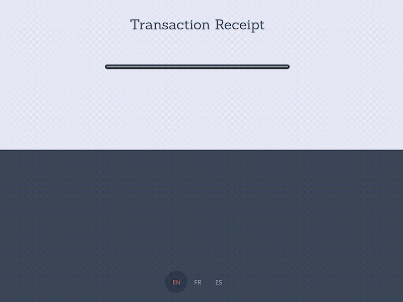 Transaction Receipt animation receipt receipts transaction