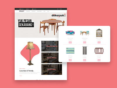 UI for Furniture ecommerce furniture shop uidesign uiux uiuxdesign website design