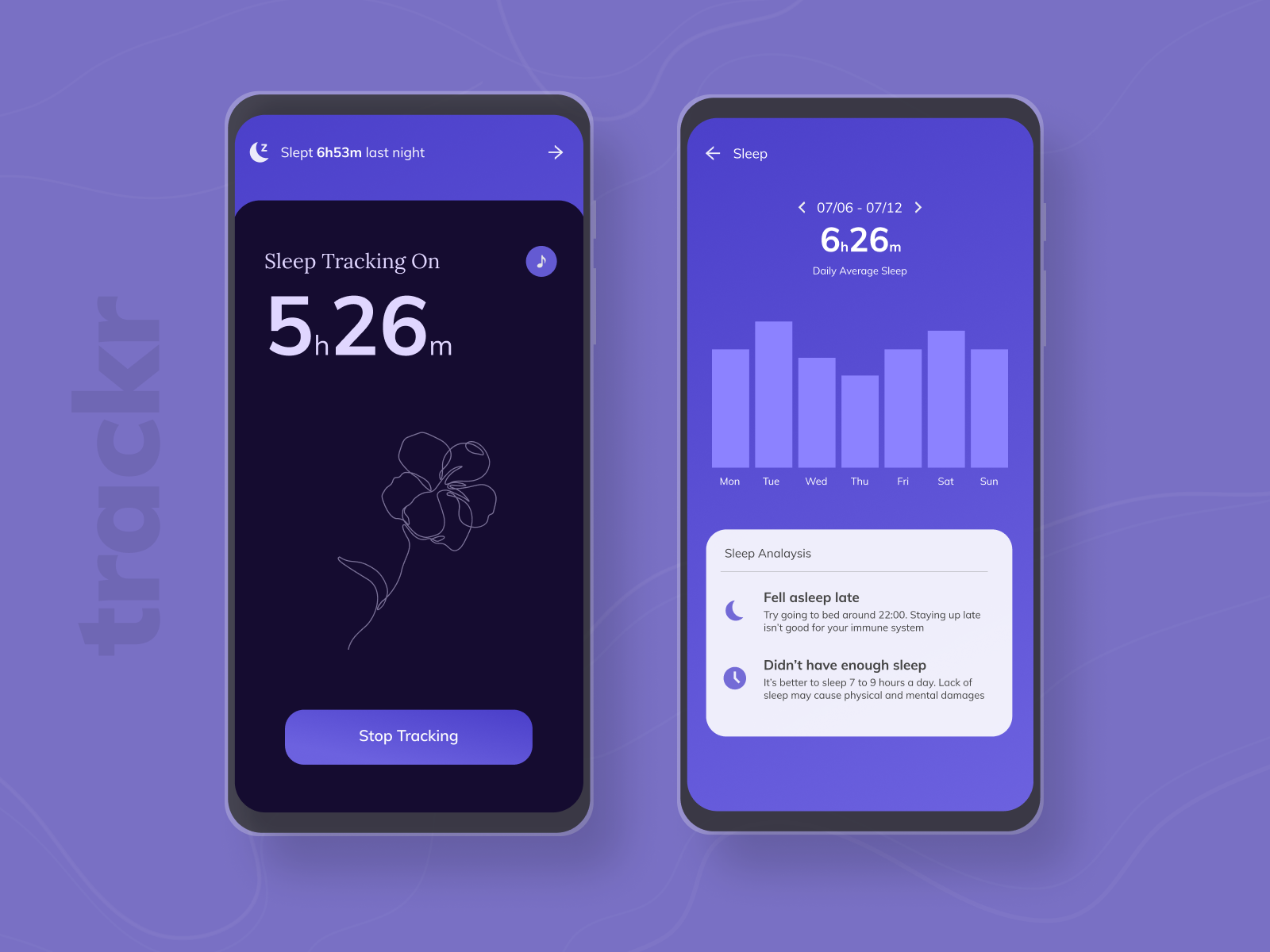 Sleep Tracker Mobile App