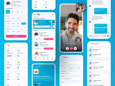 Tele Consultation Mobile Application doctor fidisys health healthcare mobile startup teleconsultation telehealth telemedicine uidesign uxdesign
