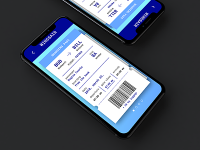 Boarding Pass design - UI challenge