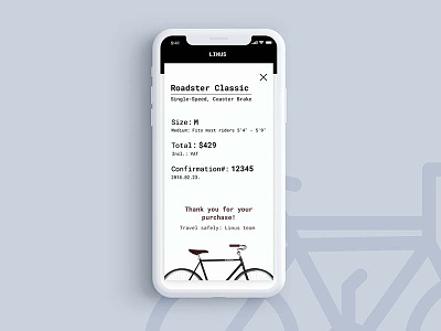 Email receipt - 100 day UI challenge day #017 100 day ui challenge email receipt ios design minimal design ui ux ux design ux design agency