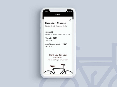 Email receipt - 100 day UI challenge day #017