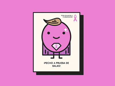 Breast Cancer Awareness badge badge design character design design art flat illustration vector
