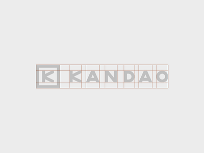 Kandao - logo strucutre china designvisual guidelines identity juke logo vi