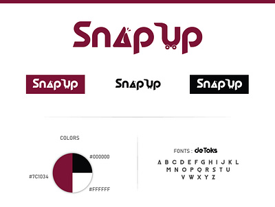 Snap Up Logo With Presentation ecommercelogo graphic graphic design graphicdesign logo presenration vector