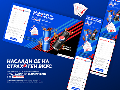 Promotional Landing Page [Pepsi & Fantastico]