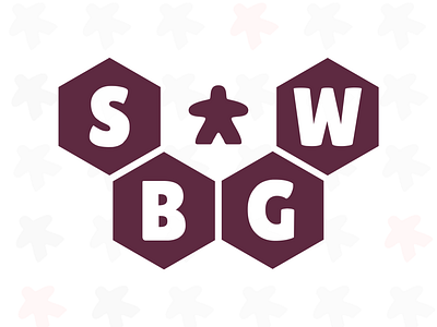 Sofia Board Game Weekend Logo board games logo logo design meeple sbgw sofia board game weekend