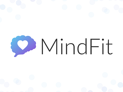 MindFit Logo brain logo logo design mental health psychotherapy therapy