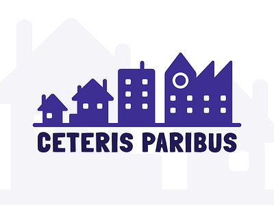 Ceteris Paribus [Logo] branding economics erasmus figma logo logo design