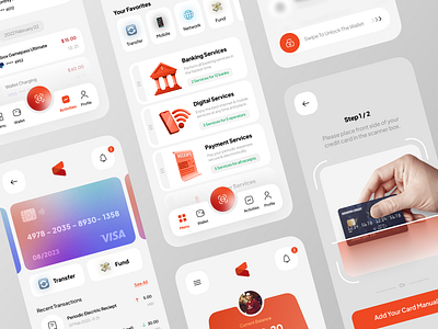 Financial Mobile App - Light Mode ☀️