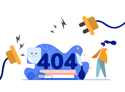 404 Web Design Illustration illustration uidesign uiux