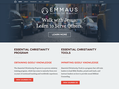 Emmaus SOM Website responsive website