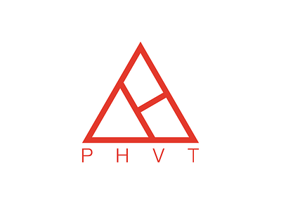 New personal logo (on white) logo red triangle