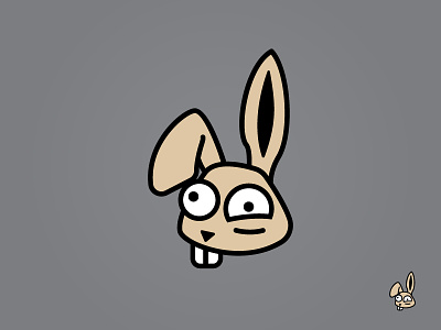 Twitchy Rabbit | #ThirtyLogos Day 3 animal bunny logo design mascot rabbit thirty logos thirtylogos twitchy