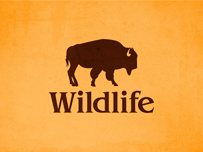 Wildlife Logo | #ThirtyLogos Day 5 animal bison buffalo logo thirty logos thirtylogos wildlife