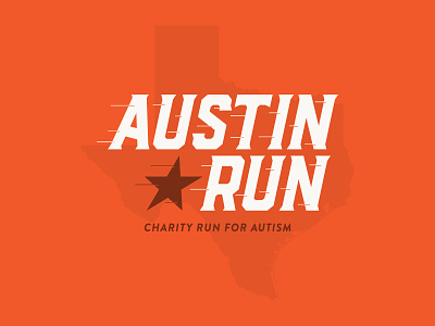 Austin Run Logo | #ThirtyLogos Day 7 austin charity logo logo challenge texas thirty logos thirtylogos