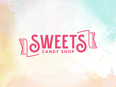 Sweets Candy Shop | #ThirtyLogos Day 11 branding candy logo challenge sweets thirty logos thirtylogos