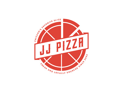JJ Pizza Logo | #ThirtyLogos Day 13 logo challenge pizza thirty logos thirtylogos