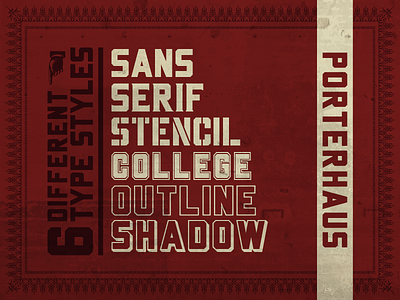 Porterhaus Typeface Family: Coming Soon font fonts lettering letters type type design typeface