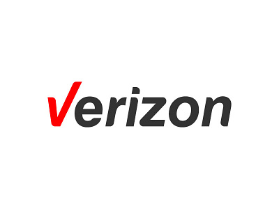 Verizon Rebrand Logo check dynamic friendly helvetica rebrand red round corners swiss verizon
