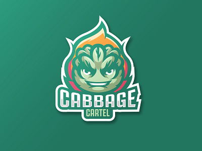 Cabbage Cartel cabbage esport game gamer gaming logo