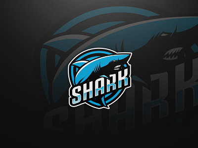 Shark ai artwork brandidentity design esport esports icon logo shark tshirt typography
