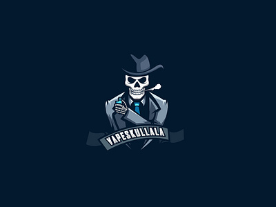 vape skull logo ai artwork brandidentity branding design esport esports illustraion logo mascot skull skull logo smoke vape vaper vector