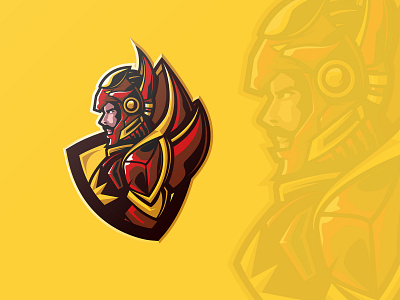 IRON JAVA brandidentity branding design esport esports gatot kaca illustration iron man ironman logo mascot vector
