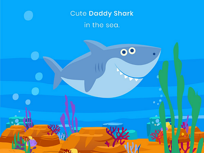 Cute Daddy Shark