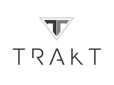 Trakt Logo branding design icon illustration logo