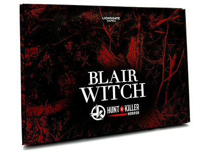 Blair Witch Gamebox blair witch board game hunt a killer package design