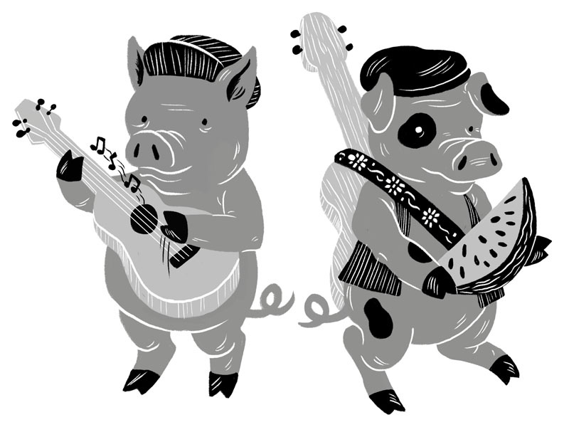 Pigtown Festival Concepts by Alaska Kellum on Dribbble