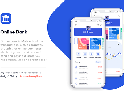 Online bank app app design banking design iphone mobile mobile bank payment transfer ui ux
