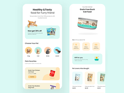 Pet Food Shopping App