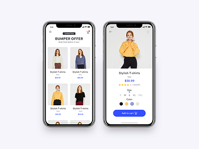 Ecommerce App UI