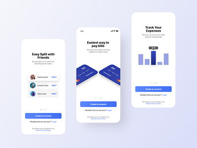 Bill Split App Walkthrough by Mitesh Samal on Dribbble