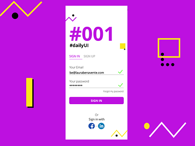 My first UI challenge shoot 0001 dailyui dailyui 001 uidesign