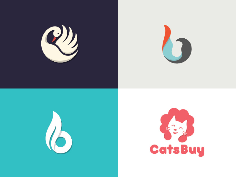 2018 abstract beauty art animal art print b logo cartoon letter logo symbol branding business design animal flat logo logo vector identity illustration brand icon