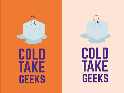 Cold Take Geeks art branding design graphic design illustrator logo vector