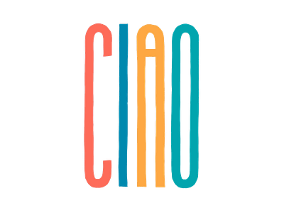 Ciao! art design graphic design logo typography