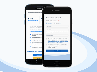 Copart Mobile Registration