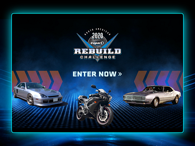 Car Rebuild Challenge Landing Page