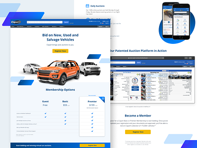 Car Landing Page