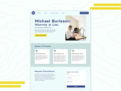 Law Portfolio Home Page home page landingpage law law firm lawyer portfolio ui ux uxui