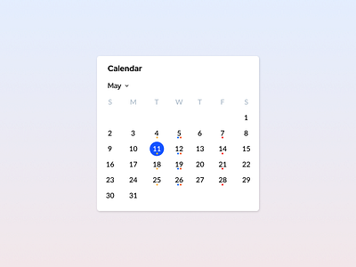 Calendar Widget