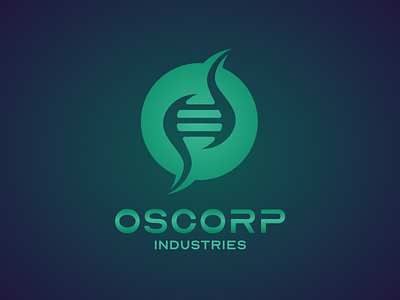 Oscorp Industries branding evil science letter o logo marvel mcu norman osborn o logo oscorp industries spiderman spiderverse villain
